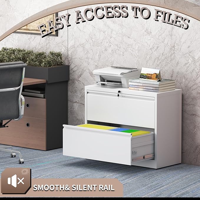 2 Drawer Lateral File Cabinet - Image 5