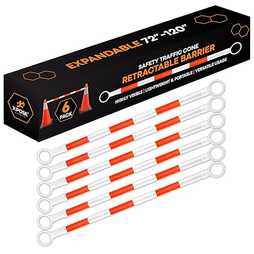 Retractable Barrier for Safety Traffic Cones by XposeSafety