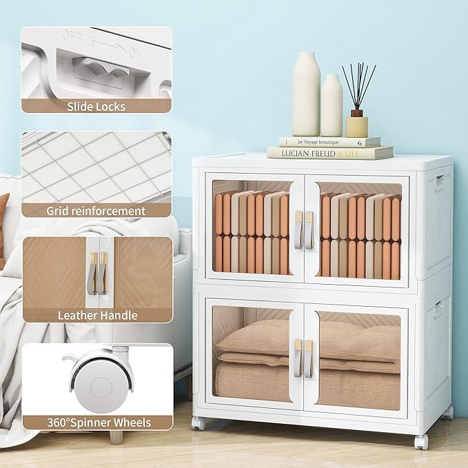 Large Stackable Storage Bins - Image 3
