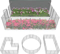 FXW Garden Fence Outdoor for The Yard – 45in x 36.4ft Heavy Duty Metal Animal by FXW