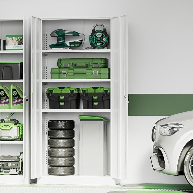 INTERGREAT Metal Storage Cabinet, Storage Locker - Image 9