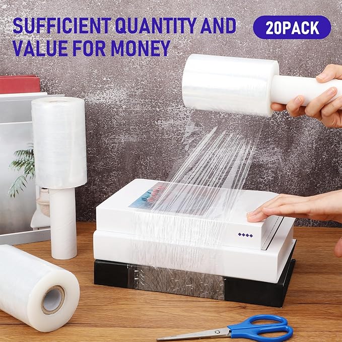 Sherr 5 Inch Stretch Shrink Film Roll Plastic Wrap - Image 7