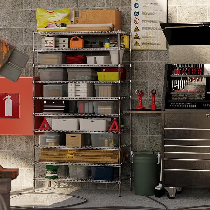 24" Deep x 48" Wide x 86" Height Wire Shelving Kit | 10-Tier | NSF Commercial - Image 5