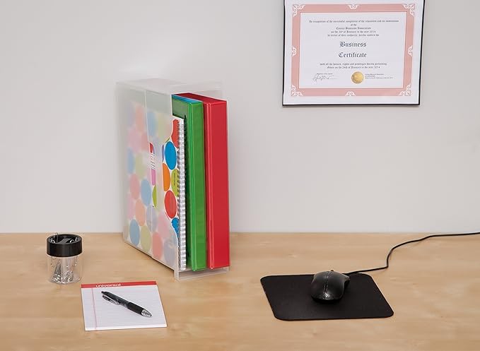 IRIS USA Small Portable Desktop File Box - Image 4