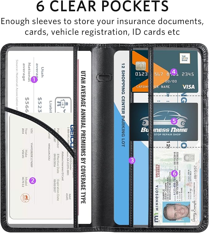 CoBak Car Registration and Insurance Holder - Image 3