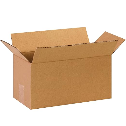 BOX USA Shipping Boxes 14"L x 7"W x 7"H 25-Pack Long Corrugated Boxes by BOXUSA