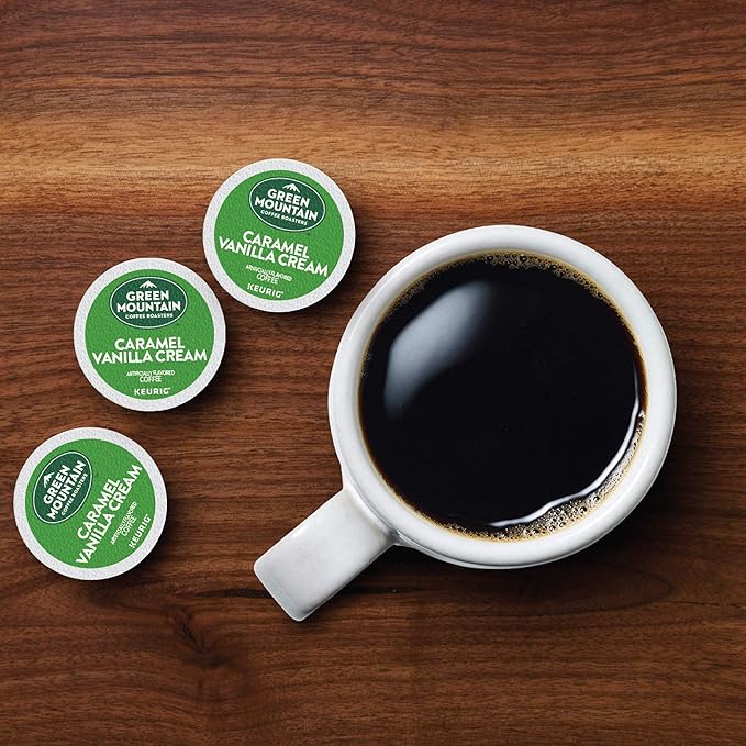 Green Mountain Coffee Roasters Caramel Vanilla Cream Keurig Single-Serve K-Cup - Image 15