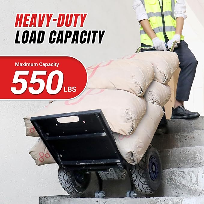 ZW4250 Electric Dolly Stair Climbing Cart, 1500W Powered Stair Climber Hand - Image 2