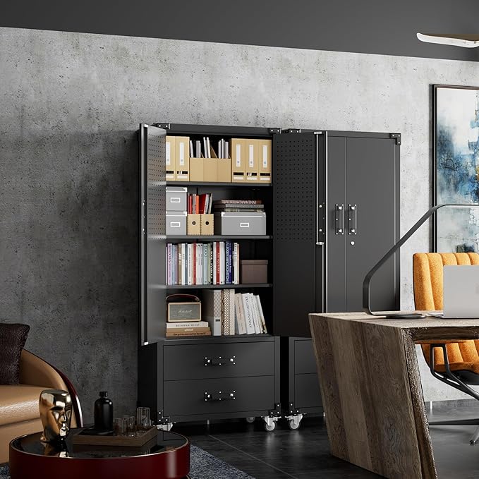 SUXXAN Rolling Storage Cabinet - Image 2