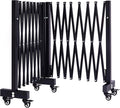 16.5FT Expandable Barricade Gate, Expandable Metal Barricade Gate Alloy Fence by LTSEAME
