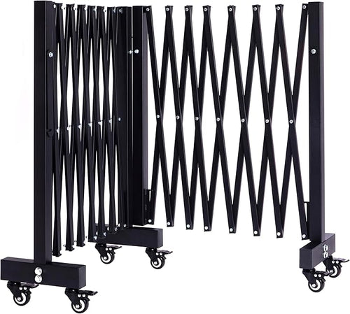 16.5FT Expandable Barricade Gate, Expandable Metal Barricade Gate Alloy Fence by LTSEAME