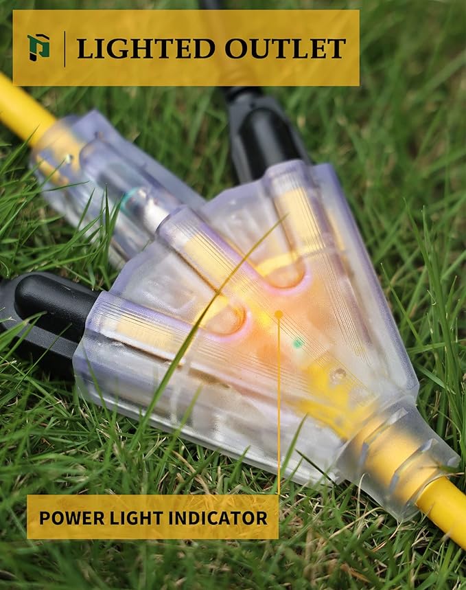 2FT 12 Gauge Outdoor Extension Cord - Image 5