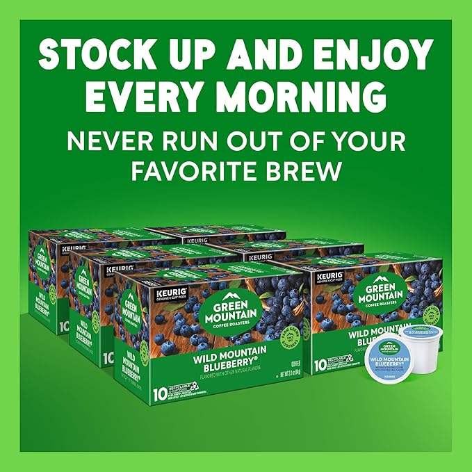 Green Mountain Coffee Roasters Wild Mountain Blueberry Keurig Single-Serve - Image 15