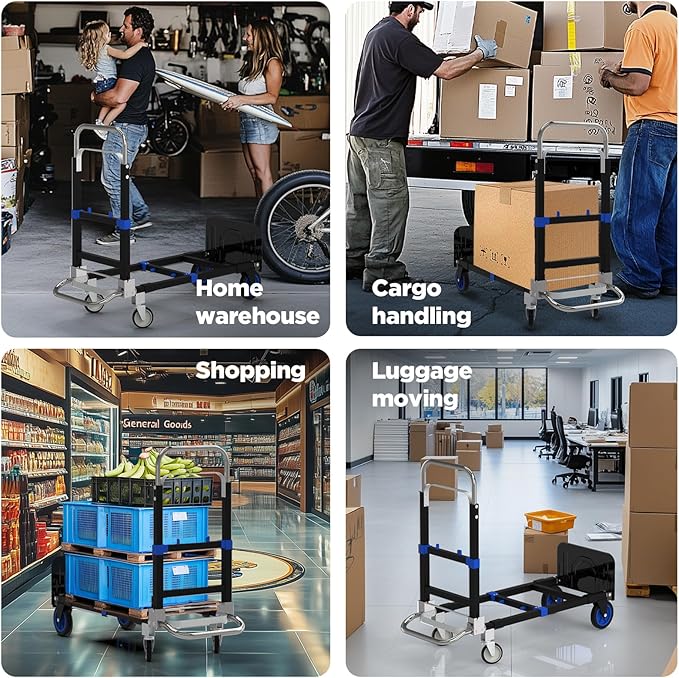3 in 1 Convertible Hand Truck Dolly Cart - Image 6