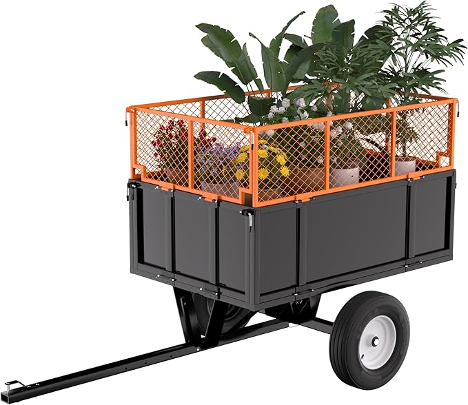 Heavy Duty ATV Dump Cart by Boaeatu