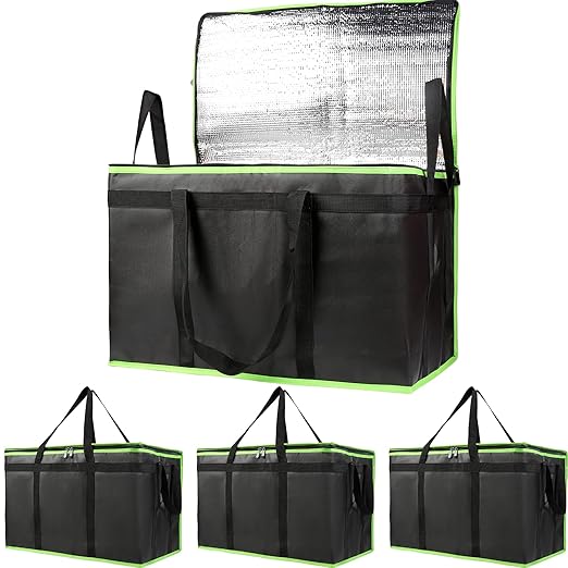 Bodaon 4-Pack Cooler Insulated Food Delivery Bag, Rideshare Delivery Bag by Bodaon