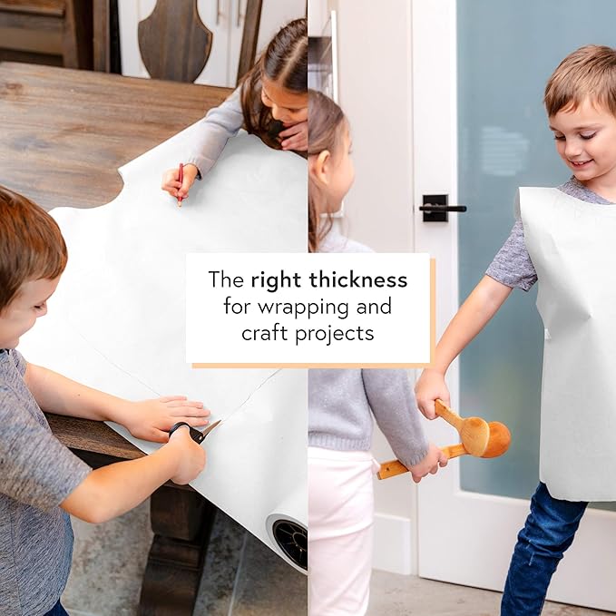 DIY CREW White Kraft Paper Roll - Image 5