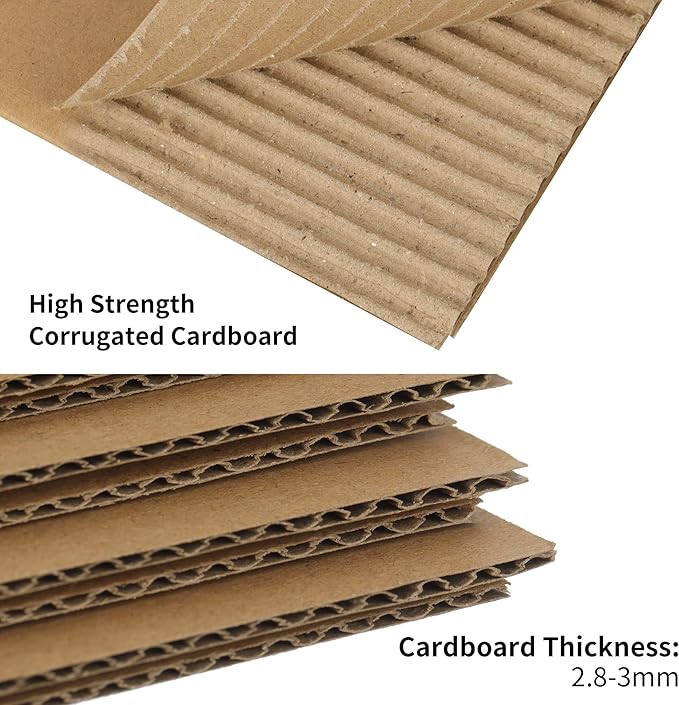FARRAY 100 Pack Shipping Boxes 5x5x5 inches, Study Corrugated Small Cardboard - Image 3