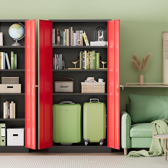INTERGREAT Metal Storage Cabinet, Locking Tool Cabinets - Image 8