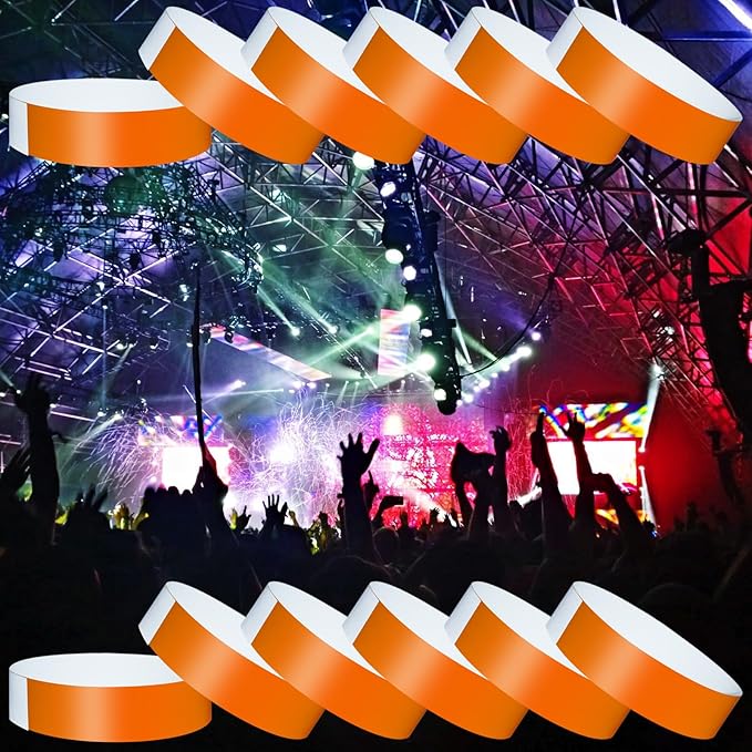 1200 Pcs Plastic Paper Wristbands - Image 5
