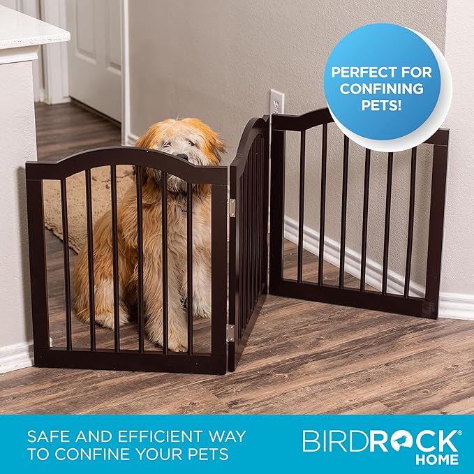 INTERNET'S BEST Arched Top Dog Gate | 3 Panel, and Porch | Portable, Extra Wide - Image 5