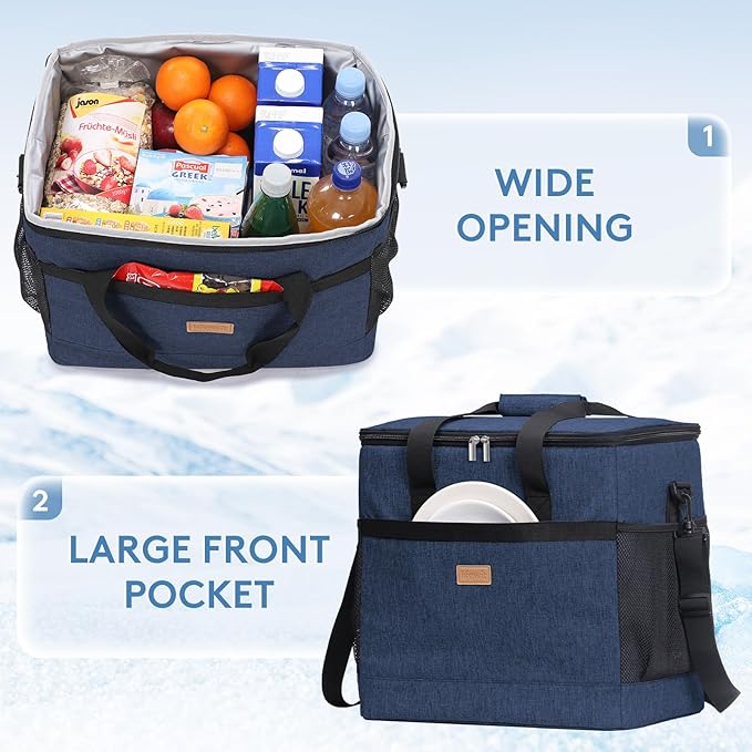 Lifewit Cooler Bag 30/50/60 Cans Collapsible and Insulated Large Lunch Bag - Image 5