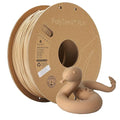 Polymaker Matte PLA Filament Peanut 1.75mm 1kg 3D Printing Filament, PolyTerra by Polymaker