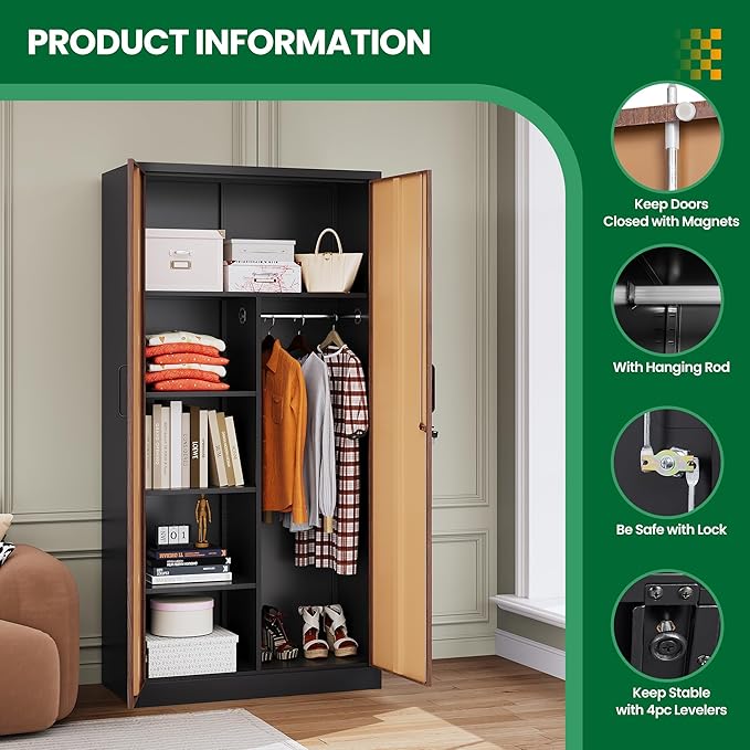Broom Closet Storage Cabinet - Image 5