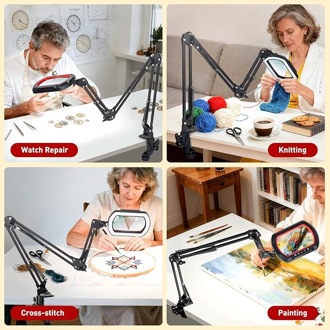12X Large Desk Magnifying Glass - Image 8