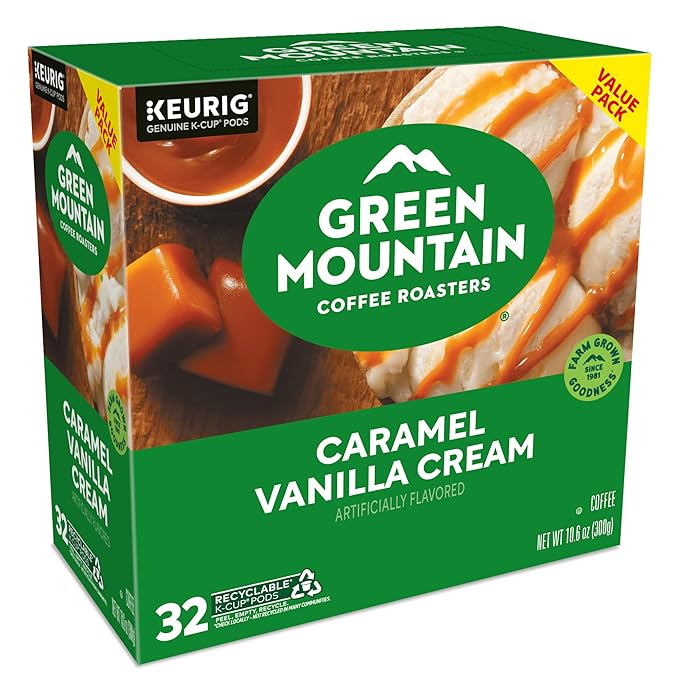 Green Mountain Coffee Roasters Caramel Vanilla Cream, Single-Serve Keurig K-Cup - Image 17