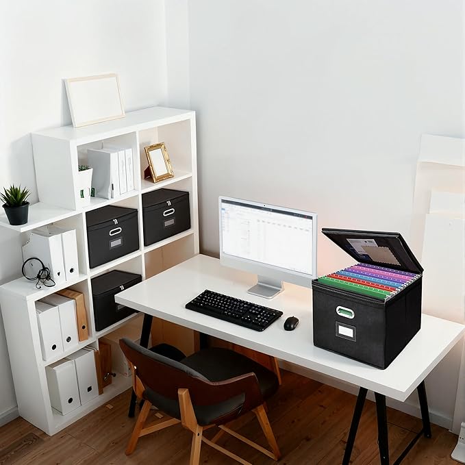 8 Pack Large File Organizer Boxes - Image 2