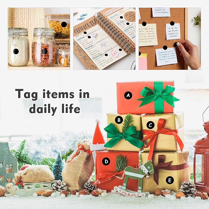 PARLAIM 3/4 Inch Roll Color Coding Labels, 4000 per Rolls Round Permanent - Image 6