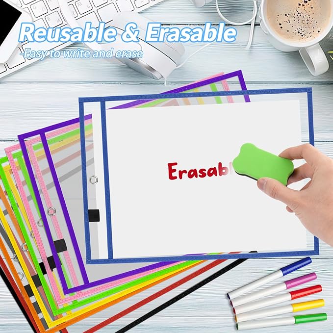 BEVTEE Dry Erase Pocket Sleeves - Image 4