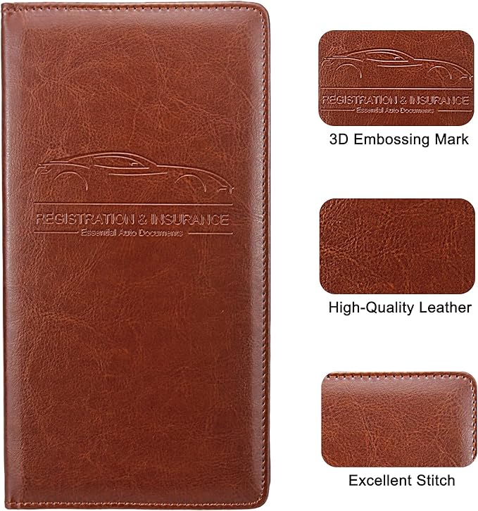 Premium Car Registration & Insurance Card Holder - Image 5