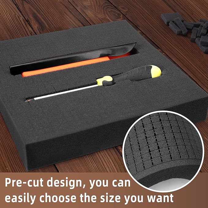 DECOHS 4 Pcs Pick and Pluck Foam- 16 x 12 x 2 Inch Pick Apart Foam Insert- - Image 5