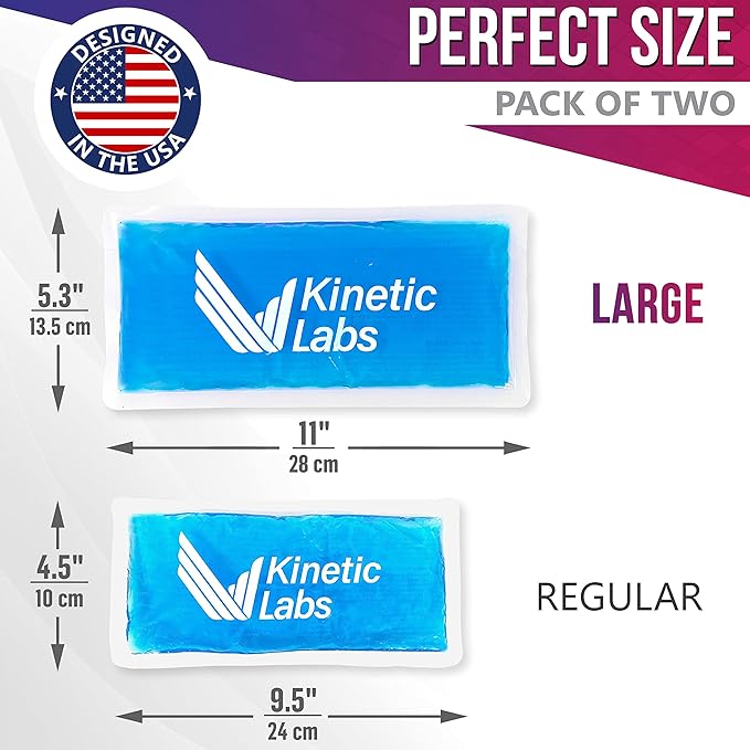 Reusable Gel Ice Packs for Injuries by Kinetic Labs - Image 4