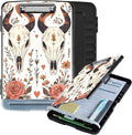 Clipboard with Storage Box & Pen Holder, Heavy Duty Clip Boards 8.5x11 by Unknown