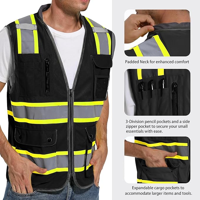 Reflective Safety Vest for Men and Women - Image 3
