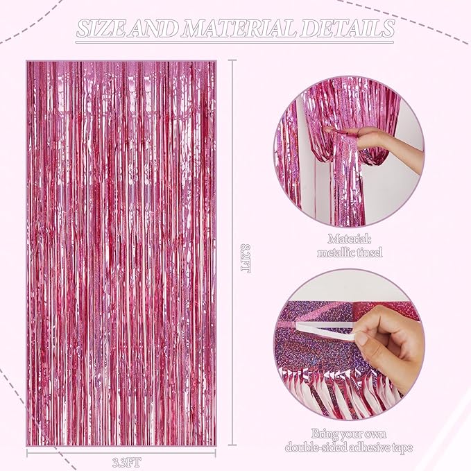 3 Pack Foil Fringe Backdrop - Image 3