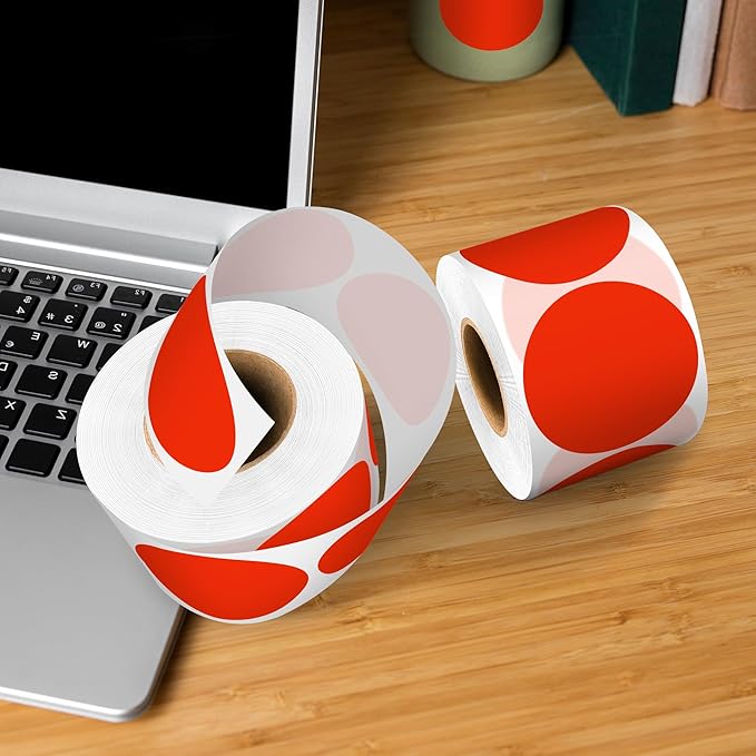 Easy to Use 2 Inch Round Red Color - Image 6