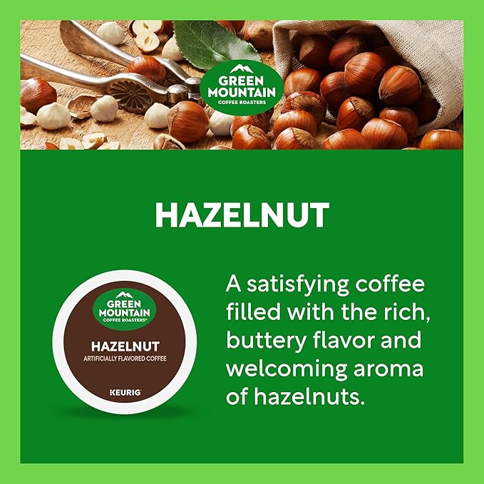 Green Mountain Coffee Roasters Hazelnut Coffee, Keurig Single Serve K-Cup Pods - Image 7