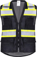 ProtectX 6 Pockets High Visibility Safety Vest by ProtectX