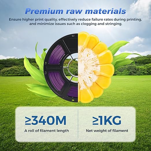 FLASHFORGE Rapid PLA Filament 1.75mm Aurora Purple, 500mm/s High Speed Printing - Image 6