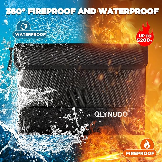 5200℉ Fireproof Document Bag, Fireproof Money Bag - Image 6