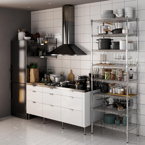 18" Deep x 30" Wide x 86" Height Wire Shelving Kit | 8-Tier | NSF Commercial - Image 2