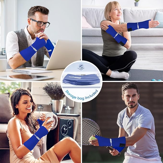 ComfiTECH Wrist Ice Pack Wrap 2 Pack, Flexible Hand Ice Pack - Image 7