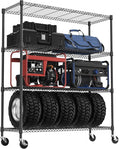 4 Tiers Shelf 1400 lbs Steel Storage Shelving Utility Shelving Unit Steel by MEIGAOPLASTICANDMETALHKCOLIMITED