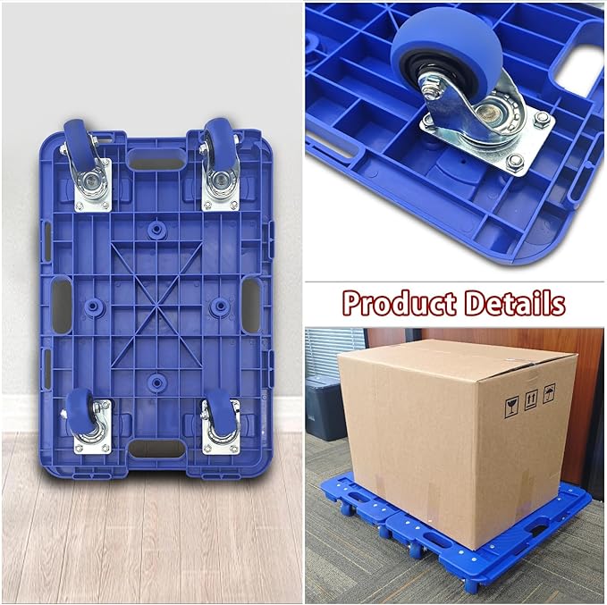 Furniture Dolly, Furniture Movers Dollies Heavy Duty, Large Moving Dolly Cart - Image 4