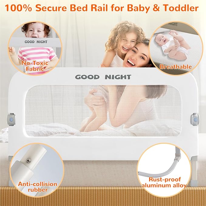 Bed Guard Rail for Toddlers - Image 5