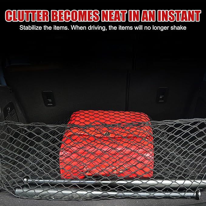 Cargo Net, 47x47 Inch High Elastic Polyester Cargo Netting - Image 6